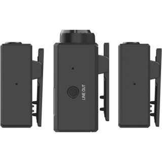 Hollyland Lark 150 Clipon Wireless Microphone System Original - hitam